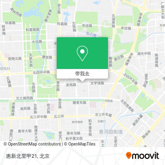 惠新北里甲21地图