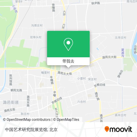 中国艺术研究院展览馆地图