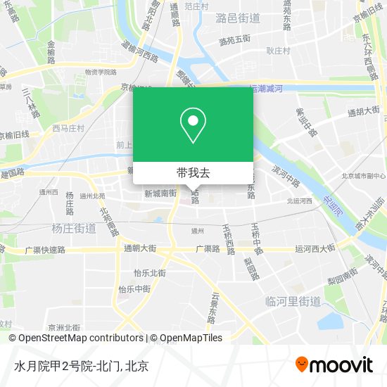 水月院甲2号院-北门地图