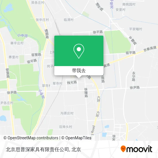 北京思普深家具有限责任公司地图
