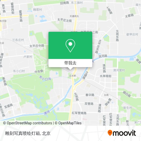 雕刻写真喷绘灯箱地图