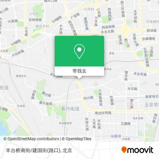丰台桥南街/建国街(路口)地图
