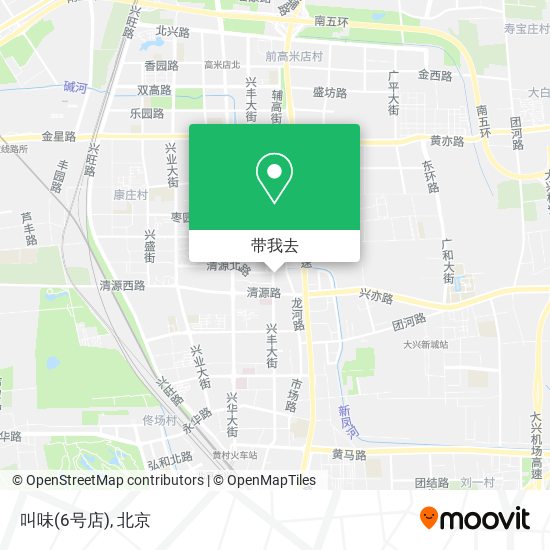 叫味(6号店)地图