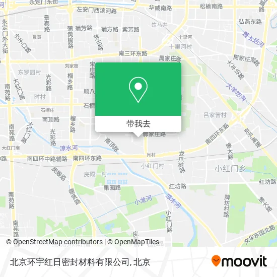 北京环宇红日密封材料有限公司地图