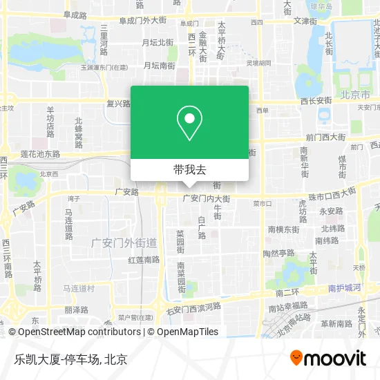 乐凯大厦-停车场地图