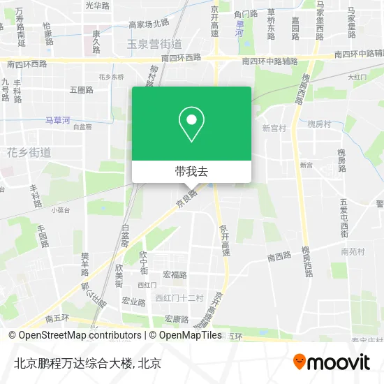 北京鹏程万达综合大楼地图