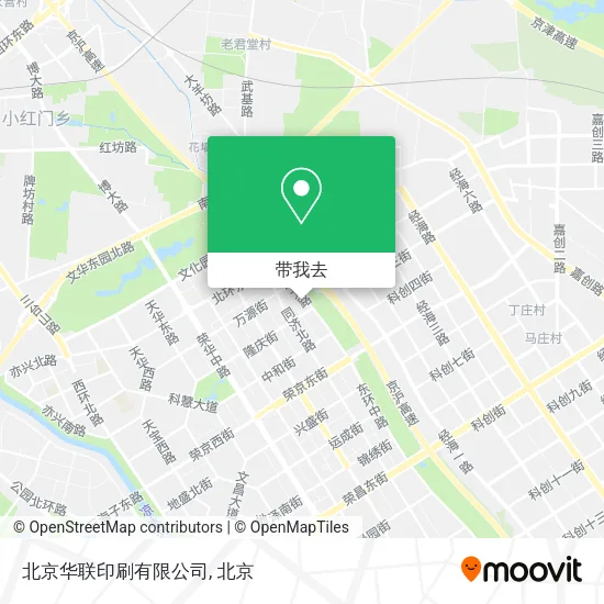 北京华联印刷有限公司地图
