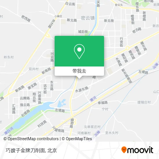 巧嫂子金牌刀削面地图