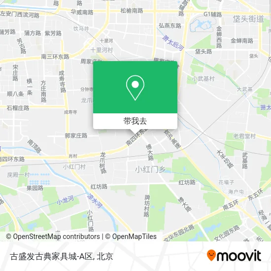 古盛发古典家具城-A区地图