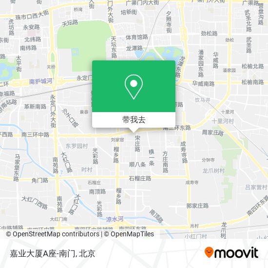 嘉业大厦A座-南门地图