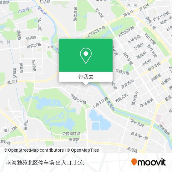 南海雅苑北区停车场-出入口地图