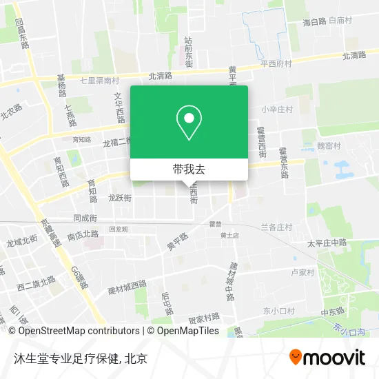 沐生堂专业足疗保健地图