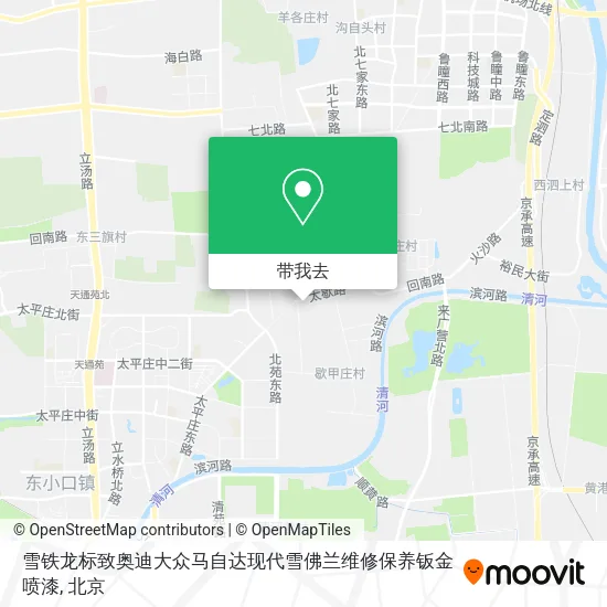 雪铁龙标致奥迪大众马自达现代雪佛兰维修保养钣金喷漆地图