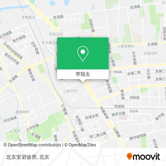 北京安岩诊所地图