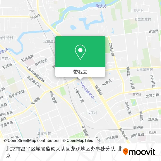 北京市昌平区城管监察大队回龙观地区办事处分队地图