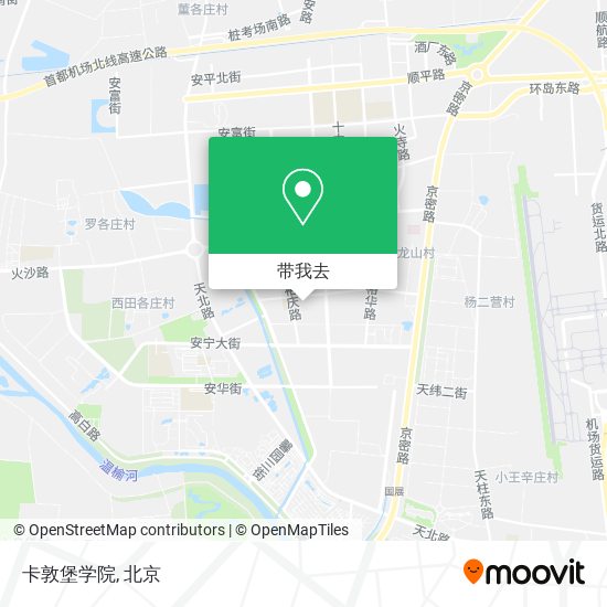 卡敦堡学院地图