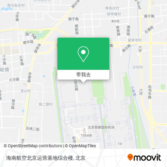 海南航空北京运营基地综合楼地图