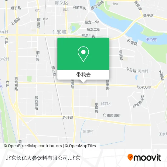北京长亿人参饮料有限公司地图