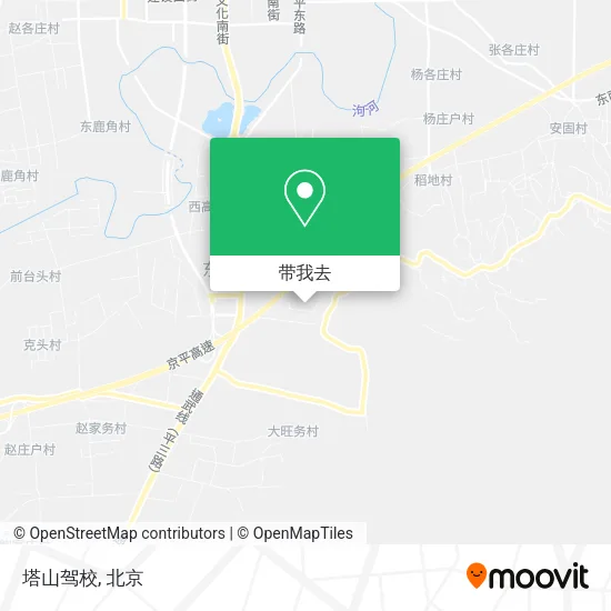 塔山驾校地图