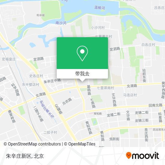 朱辛庄新区地图