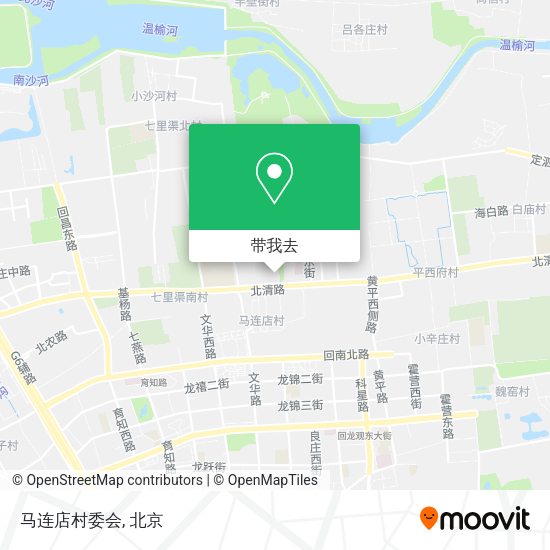 马连店村委会地图