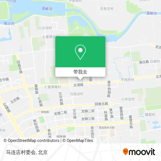马连店村委会地图