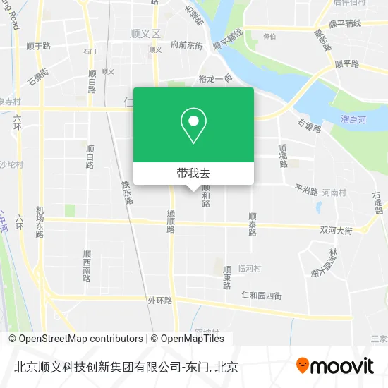 北京顺义科技创新集团有限公司-东门地图