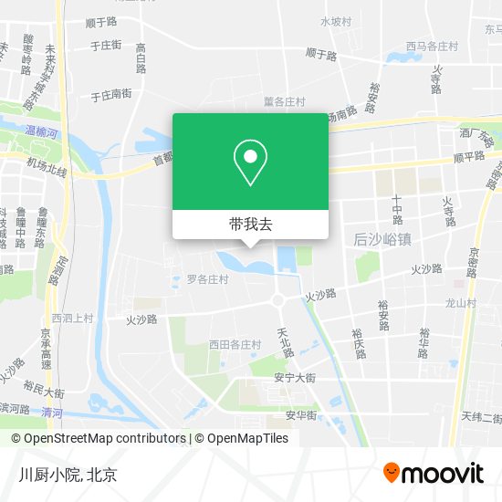 川厨小院地图