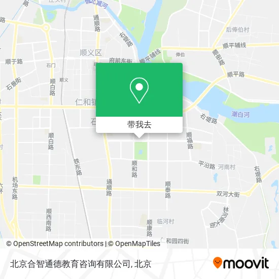 北京合智通德教育咨询有限公司地图