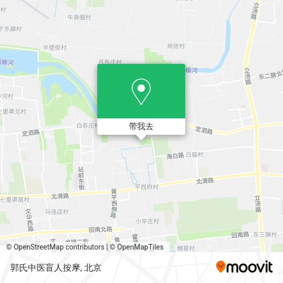 郭氏中医盲人按摩地图