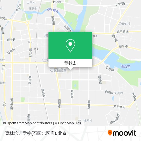 育林培训学校(石园北区店)地图