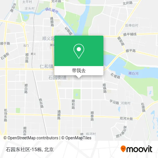 石园东社区-15栋地图