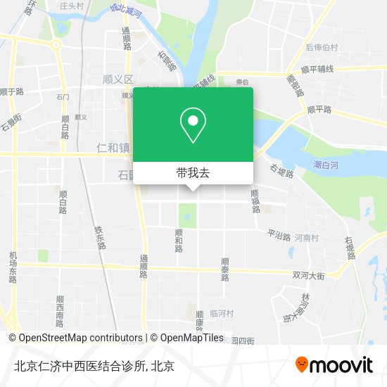 北京仁济中西医结合诊所地图