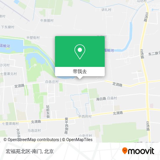 宏福苑北区-南门地图