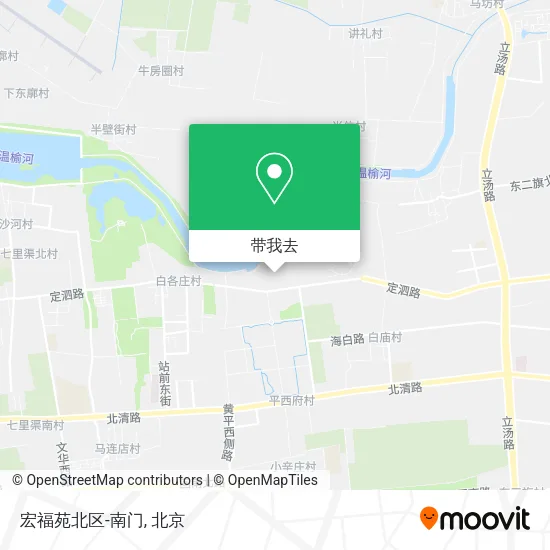 宏福苑北区-南门地图