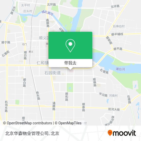 北京华森物业管理公司地图