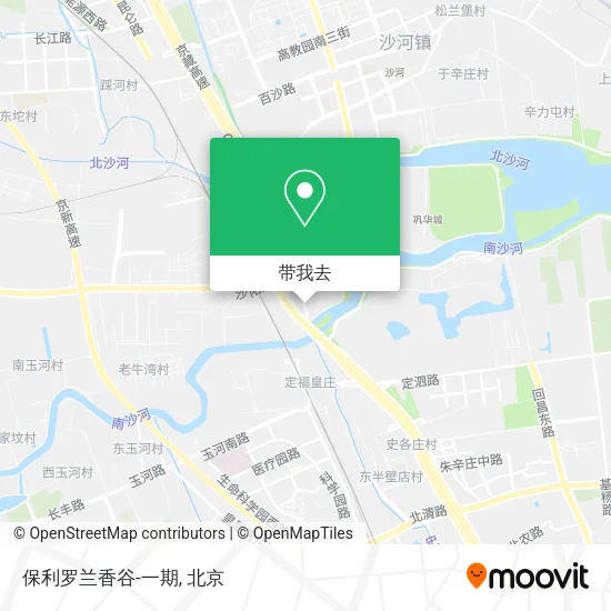 保利罗兰香谷-一期地图