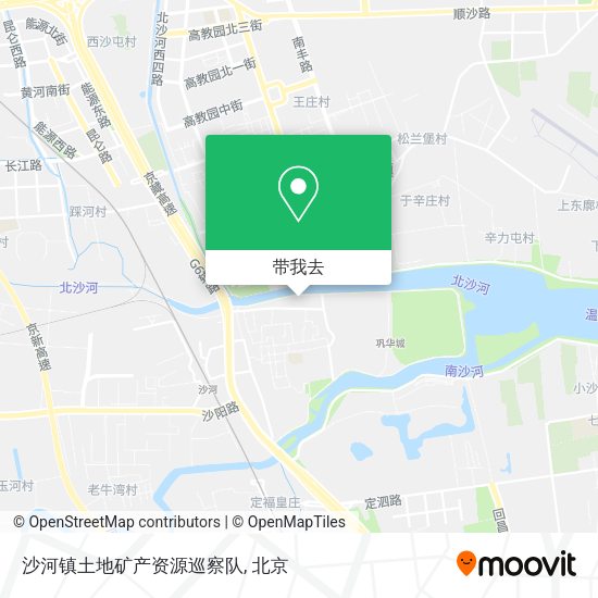 沙河镇土地矿产资源巡察队地图