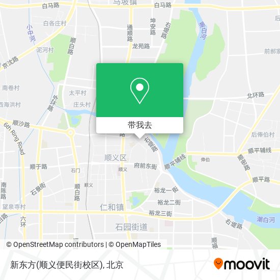 新东方(顺义便民街校区)地图