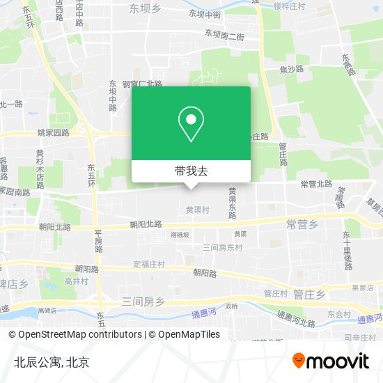 北辰公寓地图