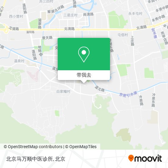 北京马万顺中医诊所地图