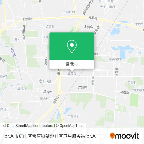 北京市房山区窦店镇望楚社区卫生服务站地图