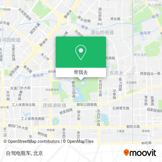 自驾电瓶车地图