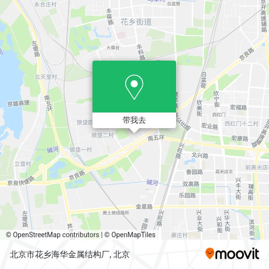 北京市花乡海华金属结构厂地图