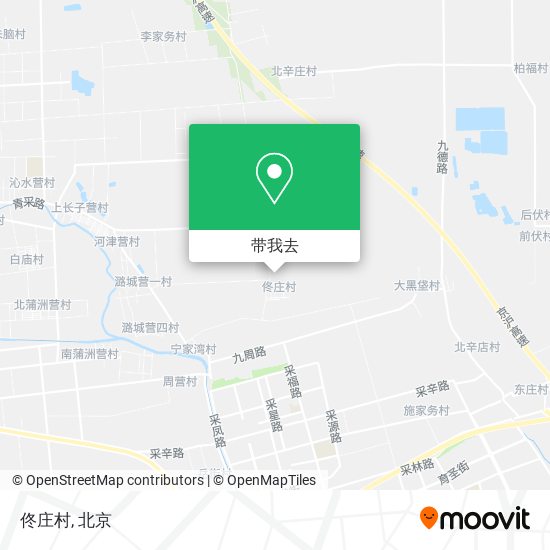 佟庄村地图