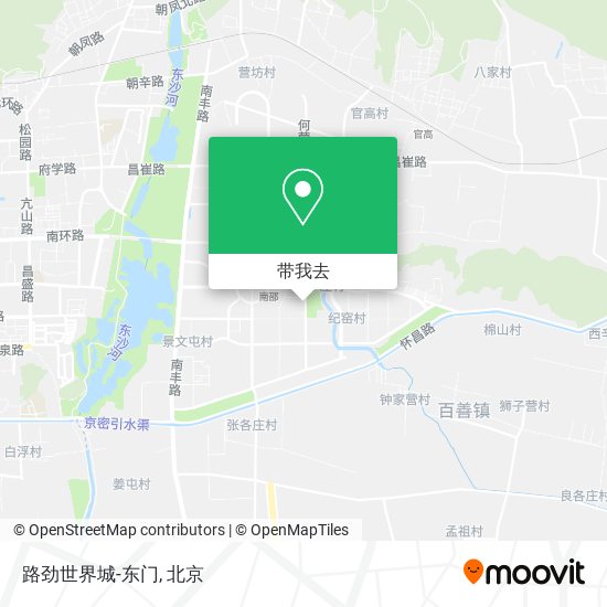 路劲世界城-东门地图