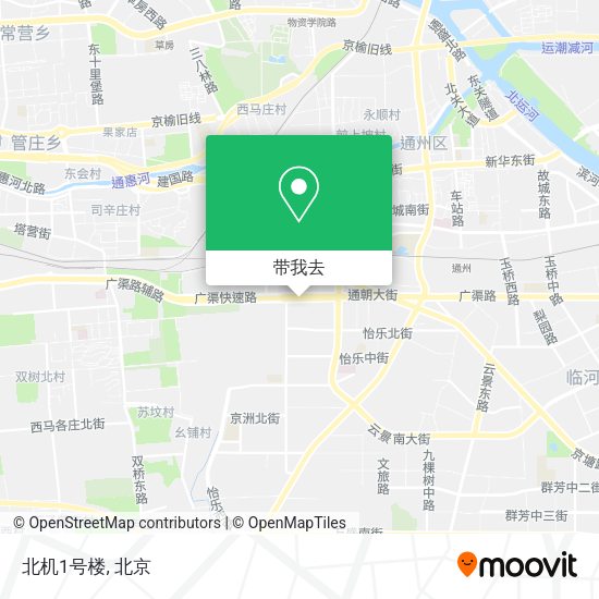 北机1号楼地图