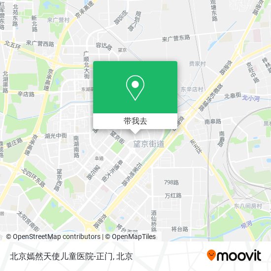 北京嫣然天使儿童医院-正门地图