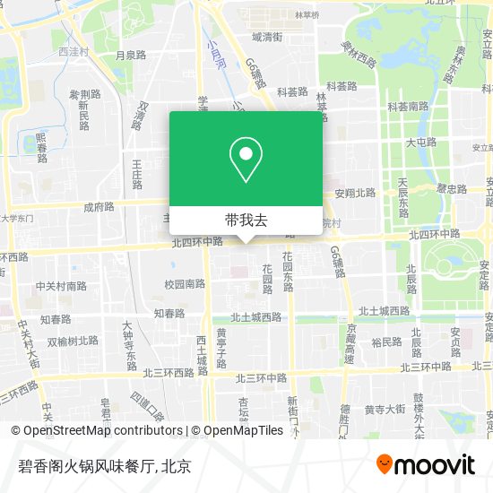 碧香阁火锅风味餐厅地图