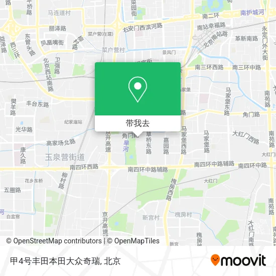 甲4号丰田本田大众奇瑞地图